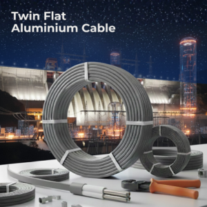 TWIN FLAT ALUMINUM CABLES