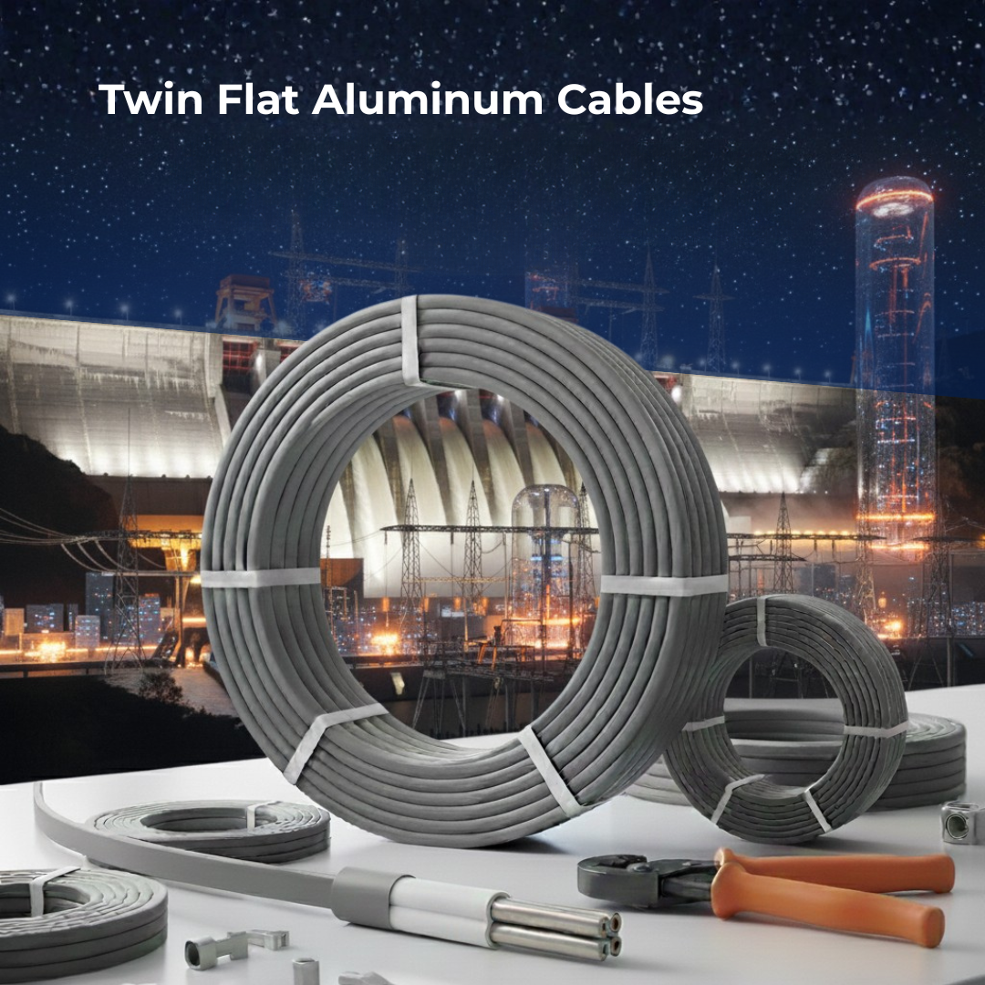 Twin Flat Aluminum Cables